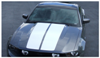 2010-12 Mustang Lemans Racing Stripes - Rounded Corners - Hardtop - No Wing - No Scoop